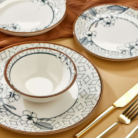 PORCELAIN PLATE SET 24 PIECES FROM FACTORY WHOLESALE 